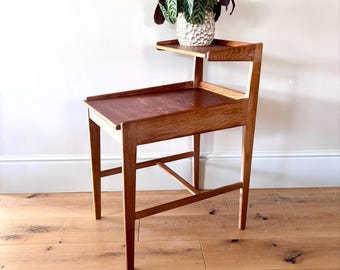 Mid Century “Carioca” Side Table by Tingstroms | Danish Design Side Table | Vintage Teak Side Table by Eyvind Beckman.