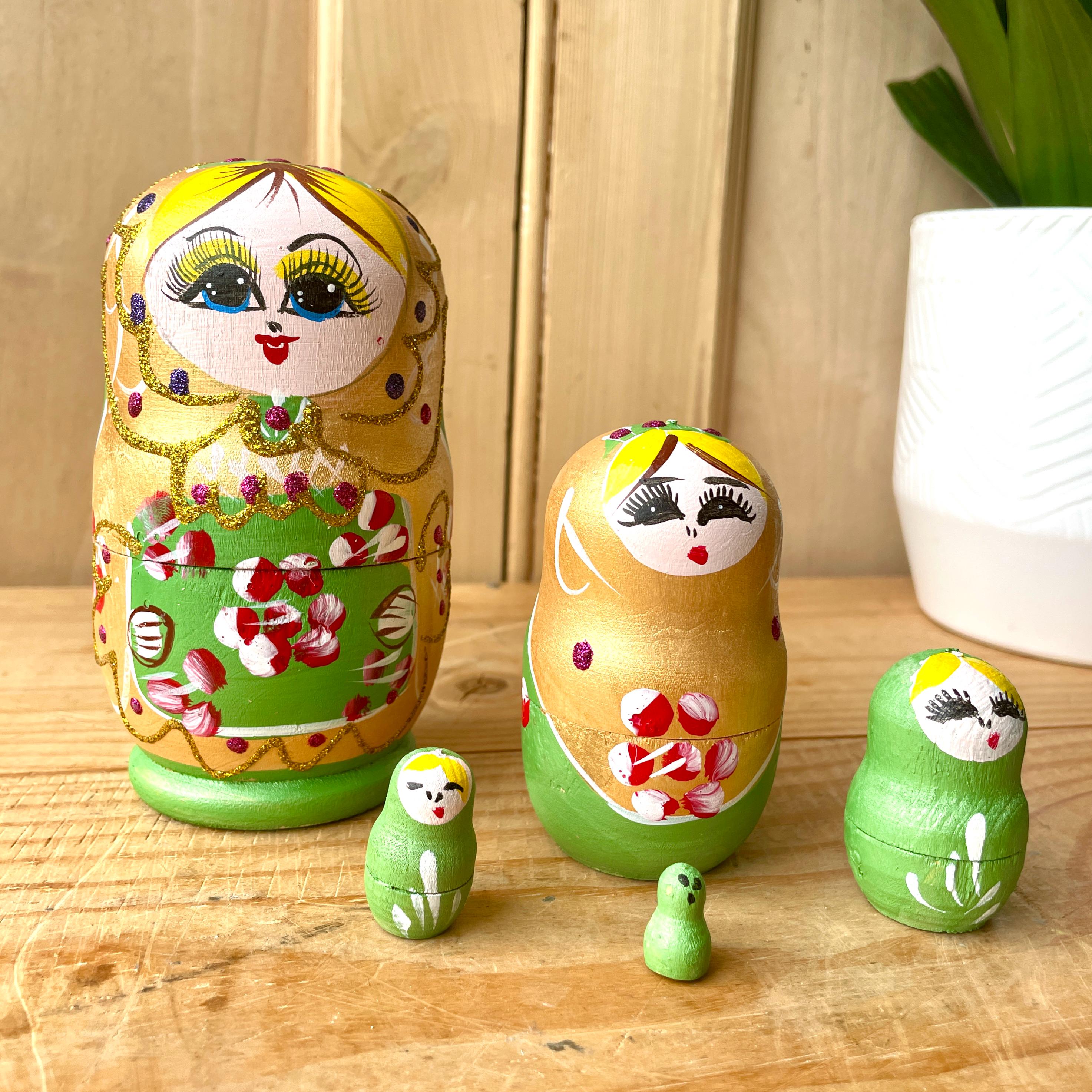 Set Of 5 Karina Nesting Dolls 3.5 Inches - Walmart Supplies