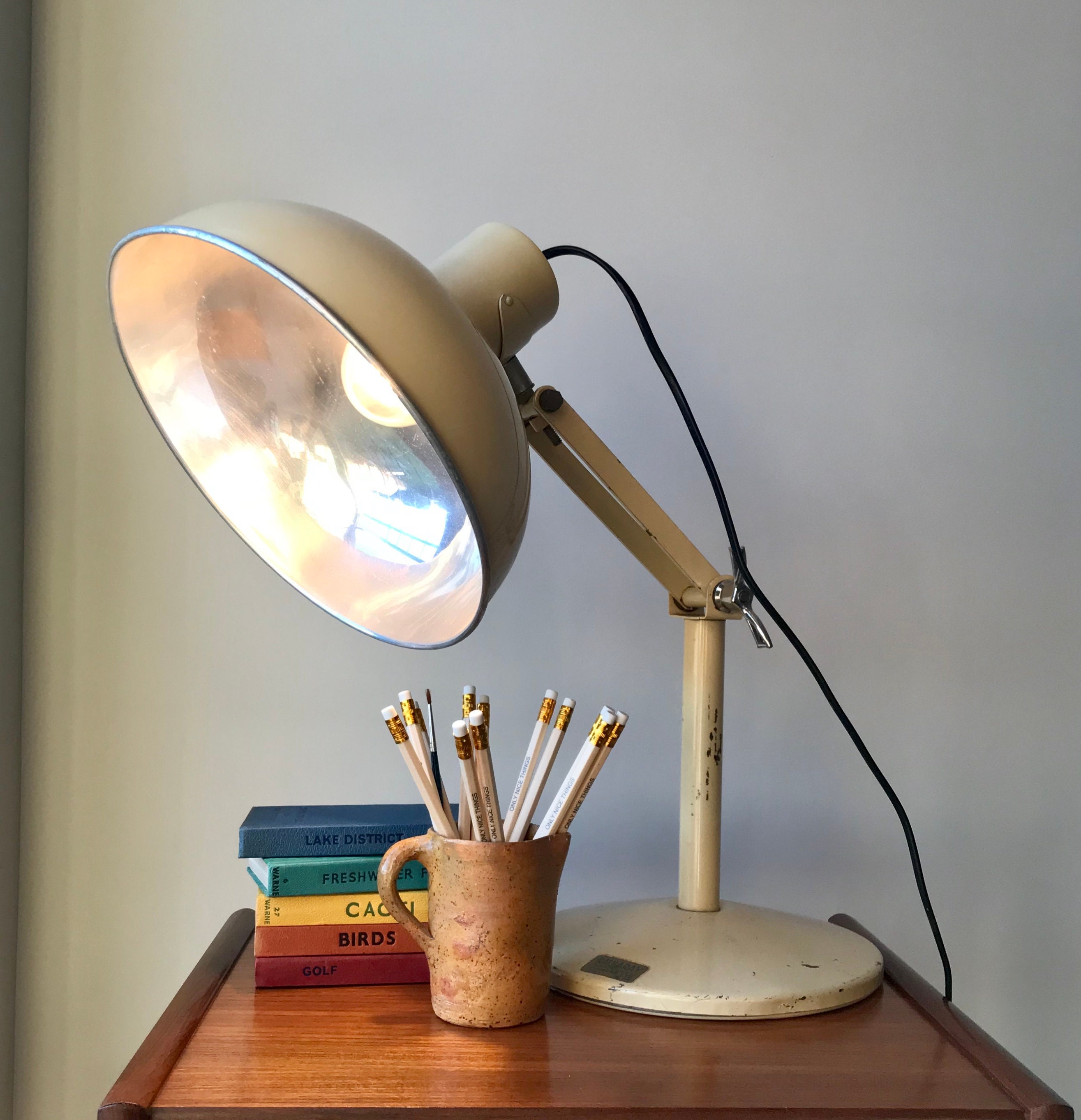 Vintage Desk Lamp Office Lamp Livingroom Lamp Vintage Etsy UK