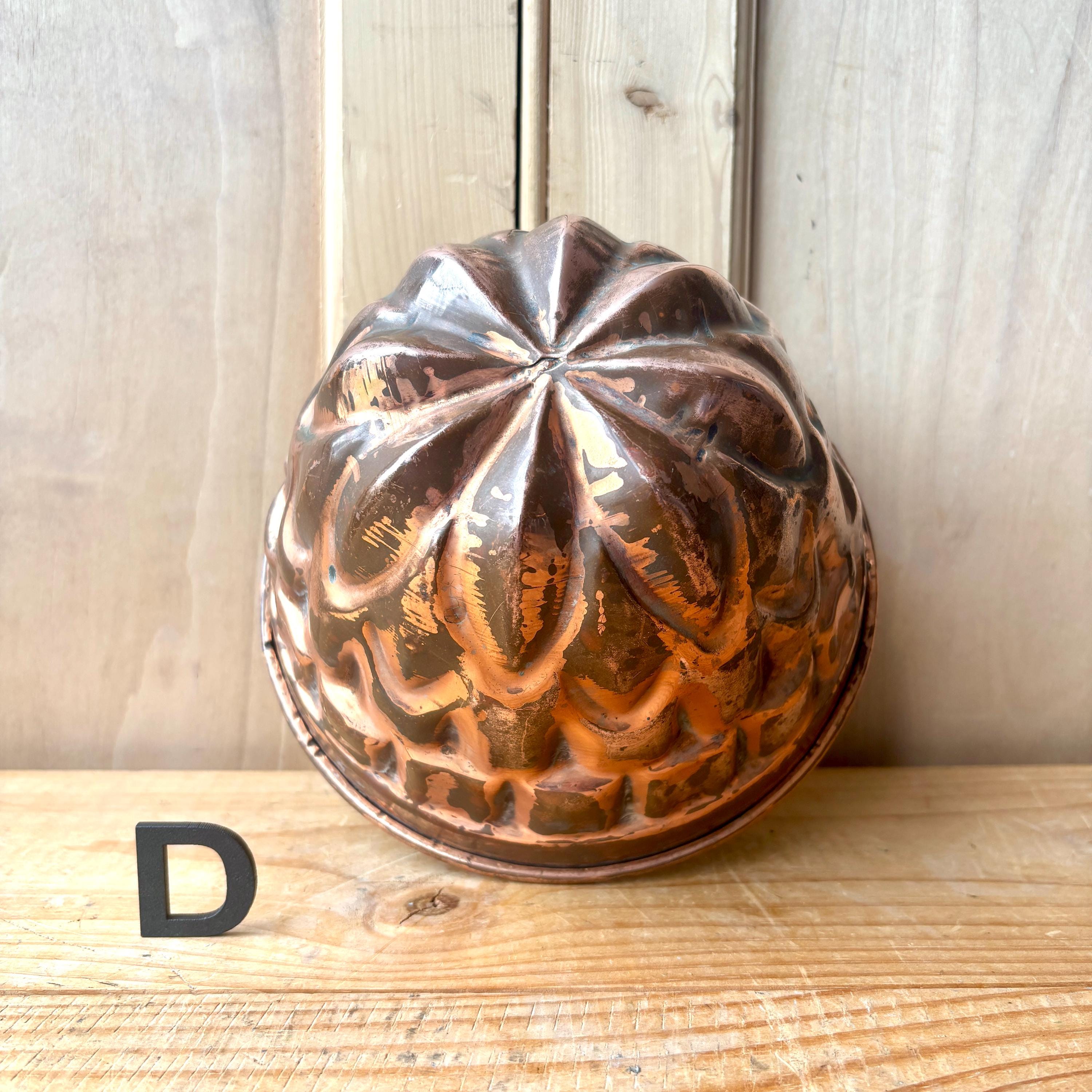 Vintage Copper Molds | Copper Blancmange Molds | Antique Copper