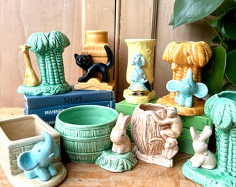 Vintage SylvaC Spill Vases | SylvaC Trinket Dishes | SylvaC Bud Vase |SylvaC Midcentury Collectable Pottery