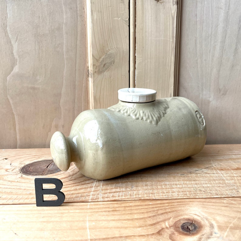 Vintage Stone Hot Water Bottle Antique Stoneware Hot Water Etsy UK