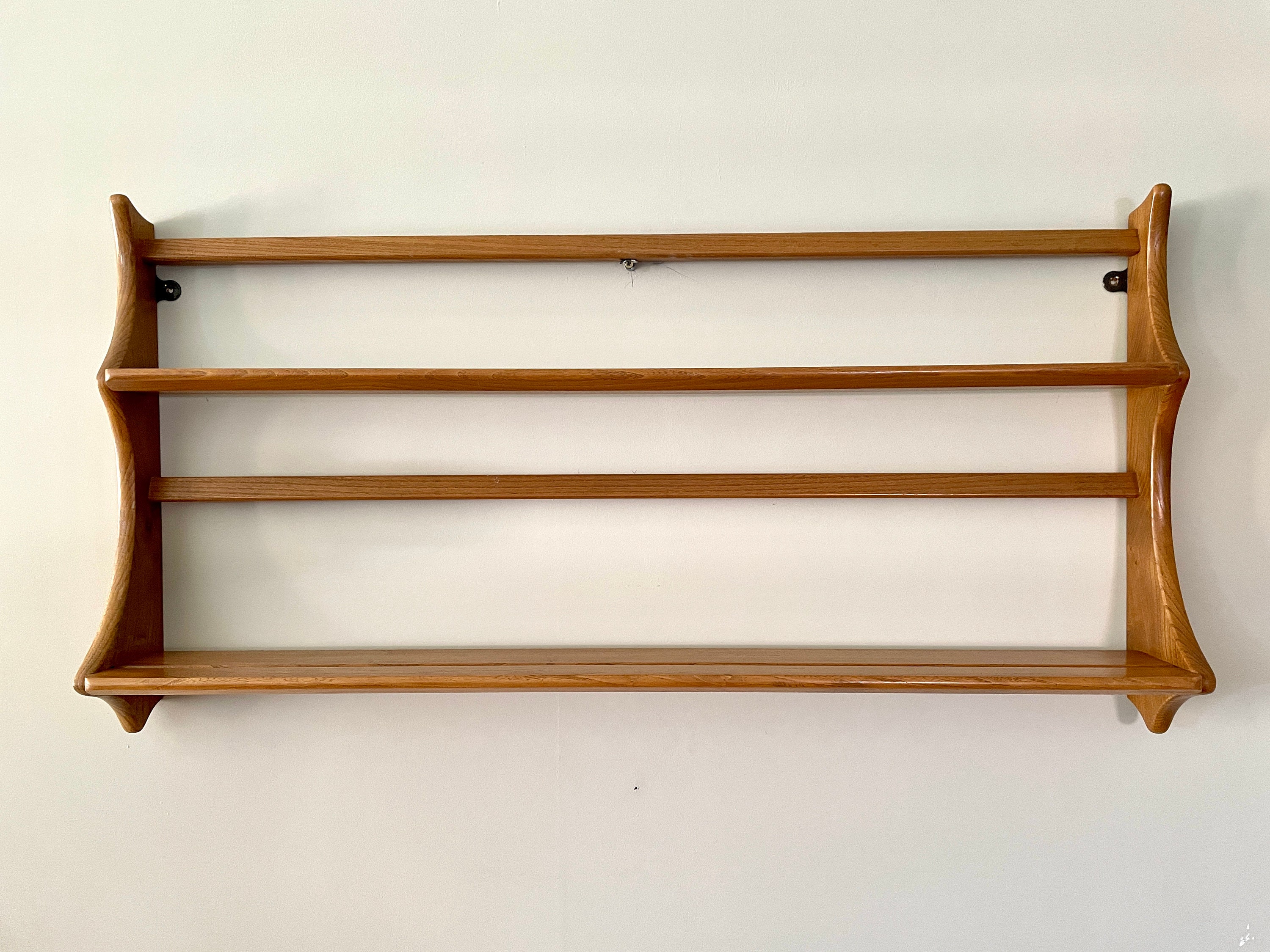 Ercol Elm Plate Rack Mid Century Shelves 1970s Furniture Etsy UK