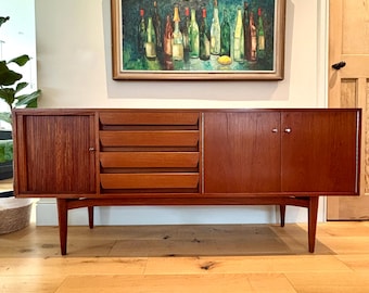 Vintage John Herbert for A Younger Mid-Century Sideboard | Drum Door Sideboard | Mid-Century Teak Sideboard
