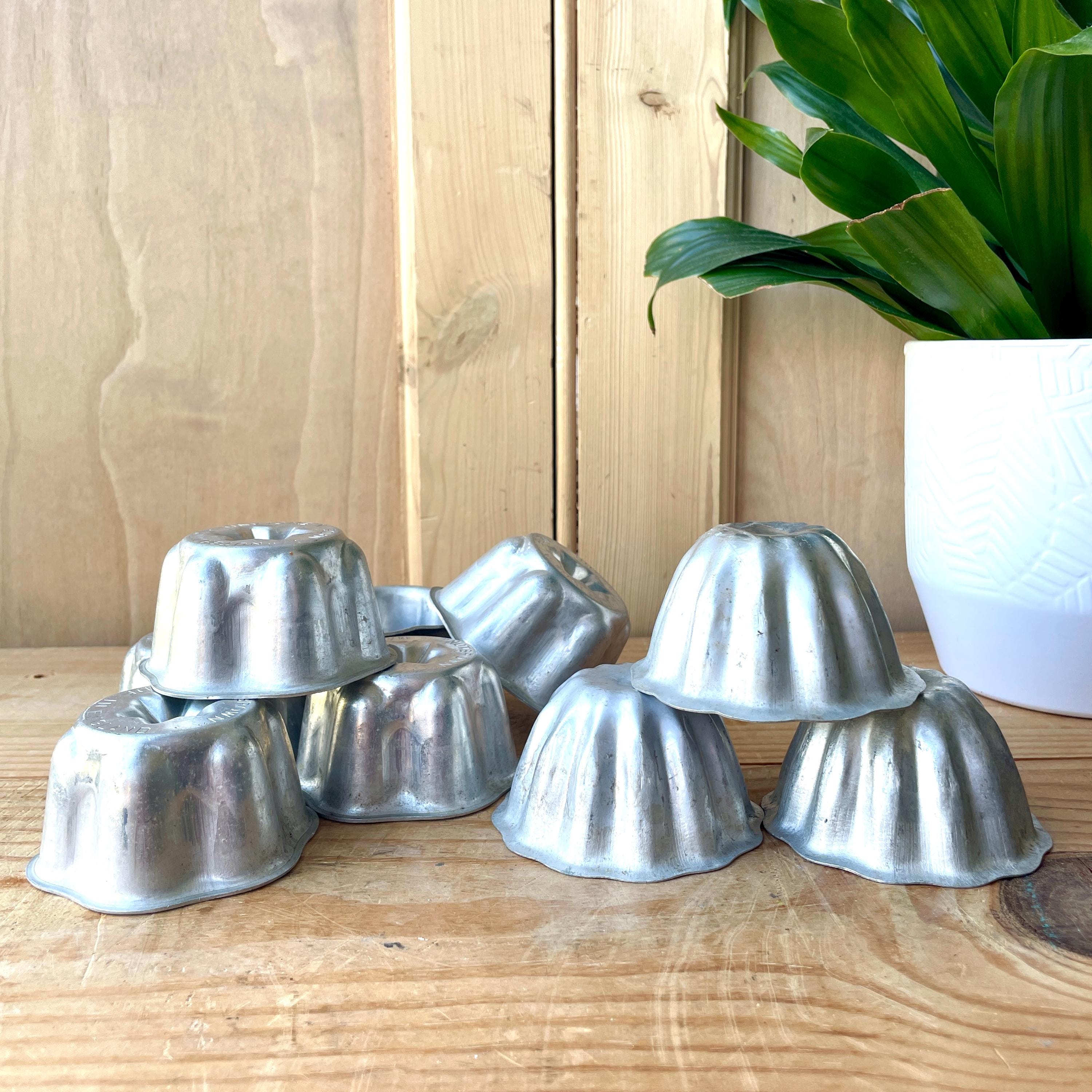 Vintage Aluminum Molds | Vintage Desert Molds | Small Aluminum