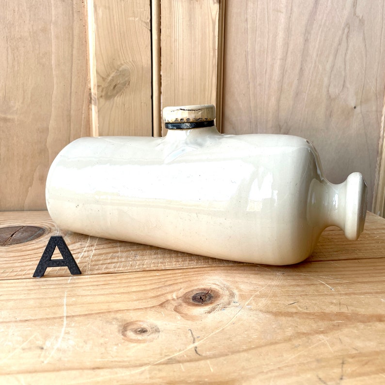 Vintage Stone Hot Water Bottle Antique Stoneware Hot Water Etsy UK