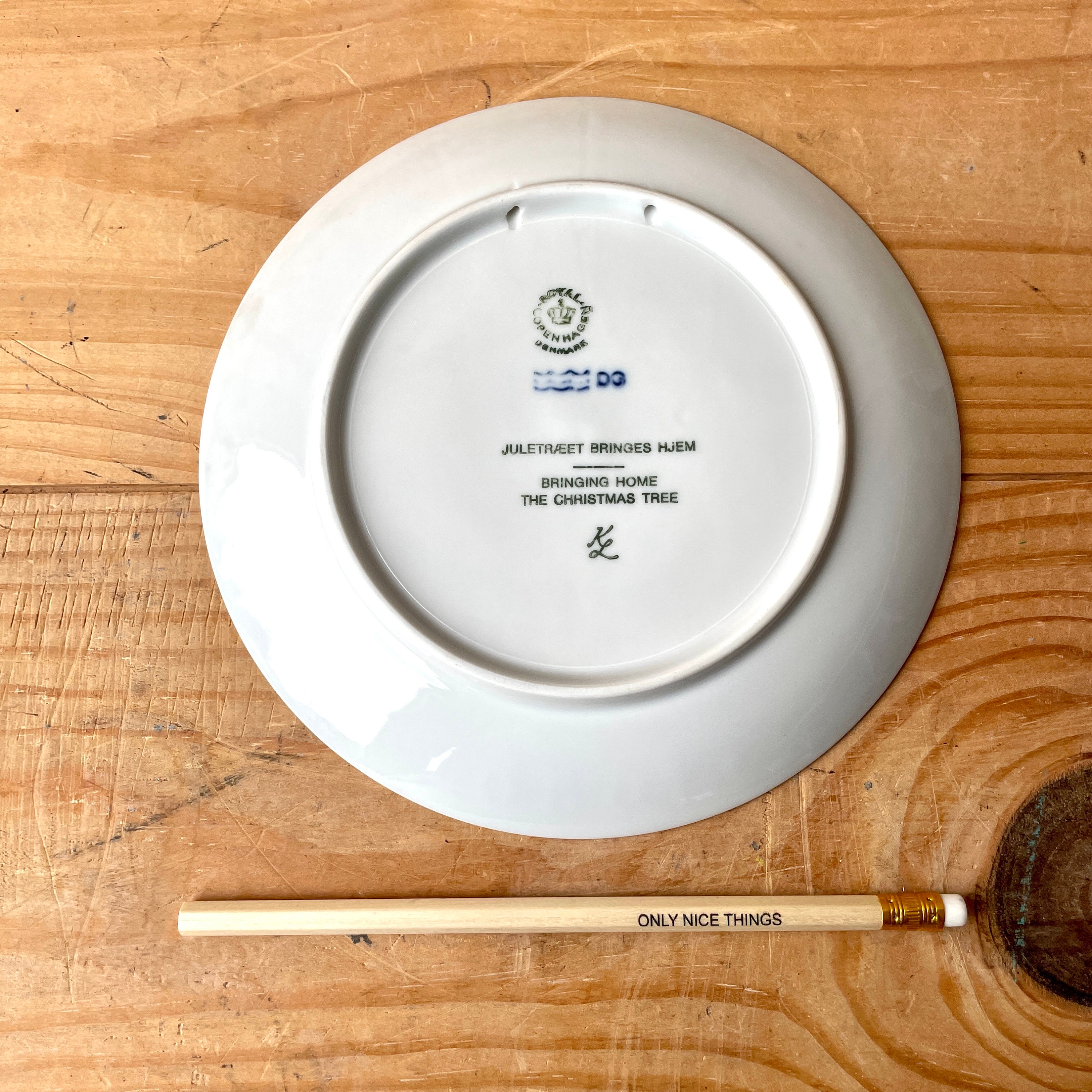 Royal Copenhagen Christmas Plates, Cobalt Blue Porcelain 7