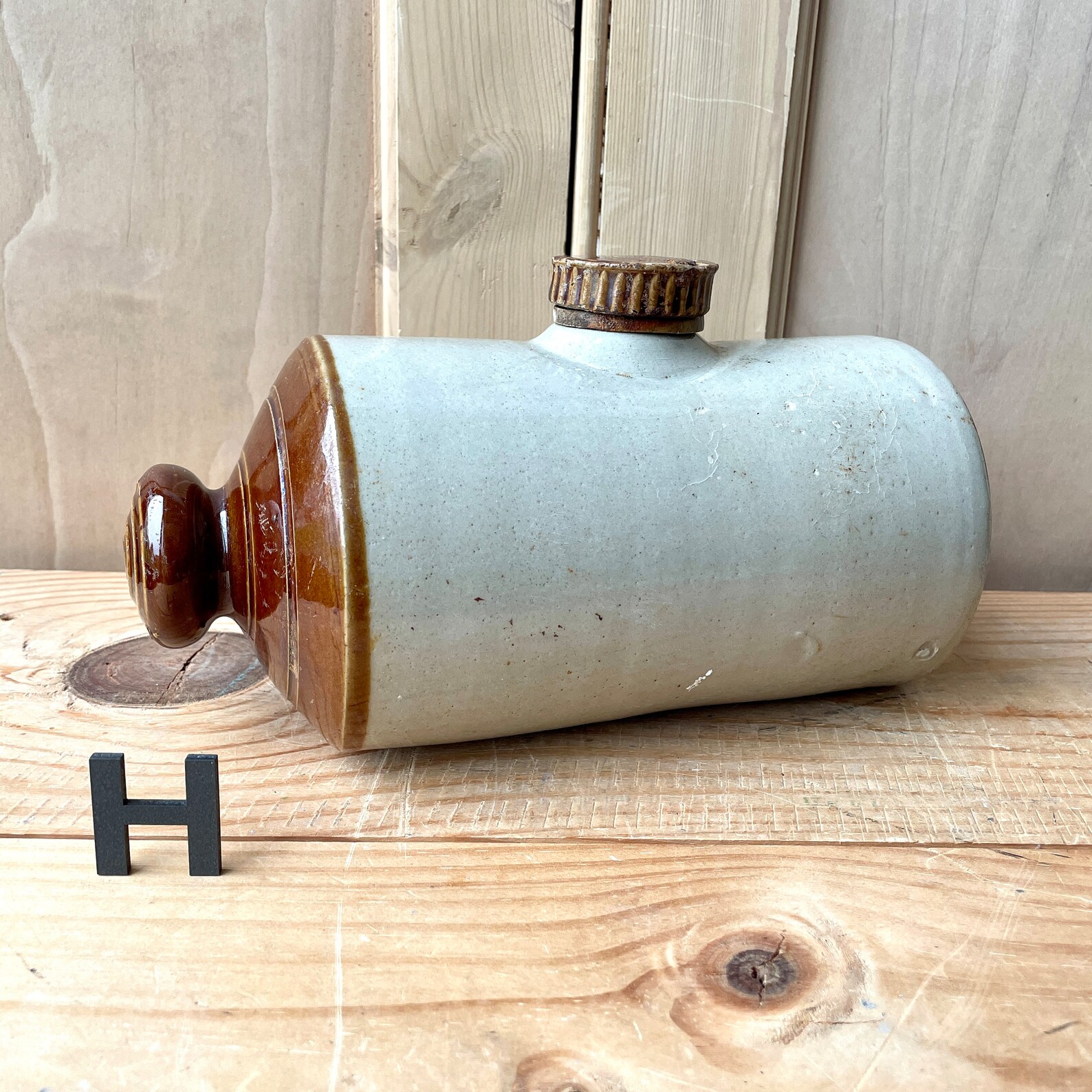 Vintage Stone Hot Water Bottle Antique Stoneware Hot Water Etsy UK