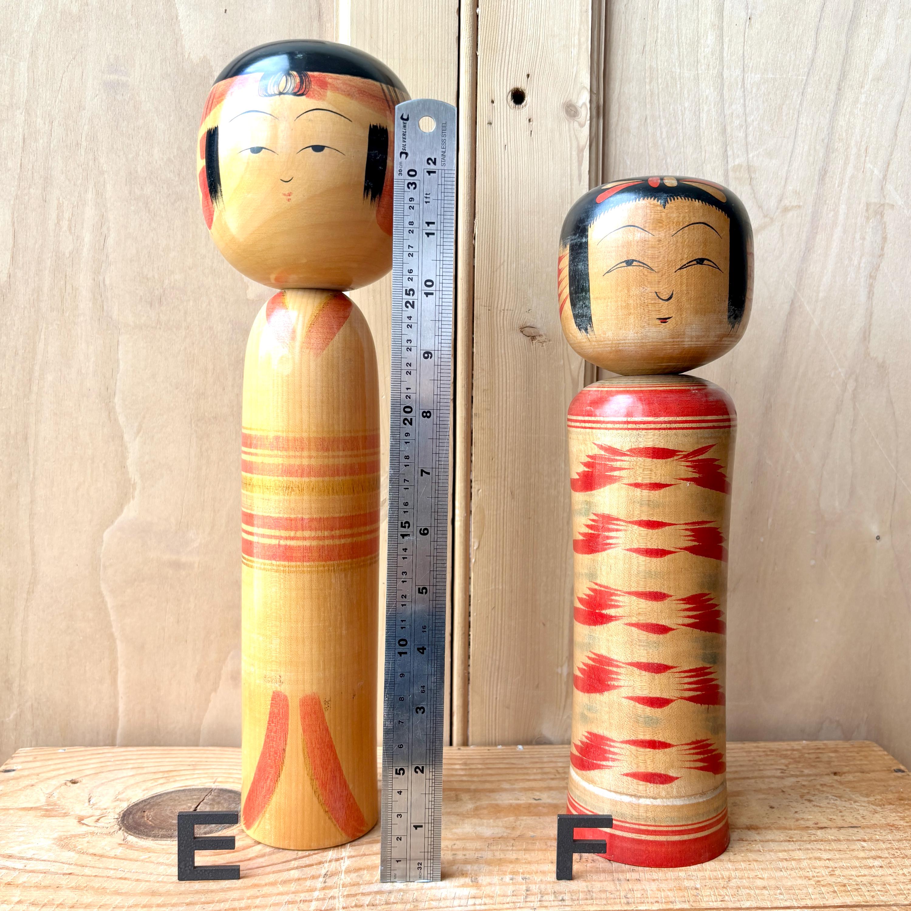 ヴィンテージの日本のこけし人形｜日本の木製こけし人形｜オリジナルの