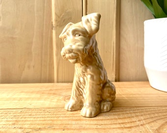 Vintage Early Sylvac Beige Terrier, Sylvac Dog model, Collectable Sylvac pottery, Pottery Dog