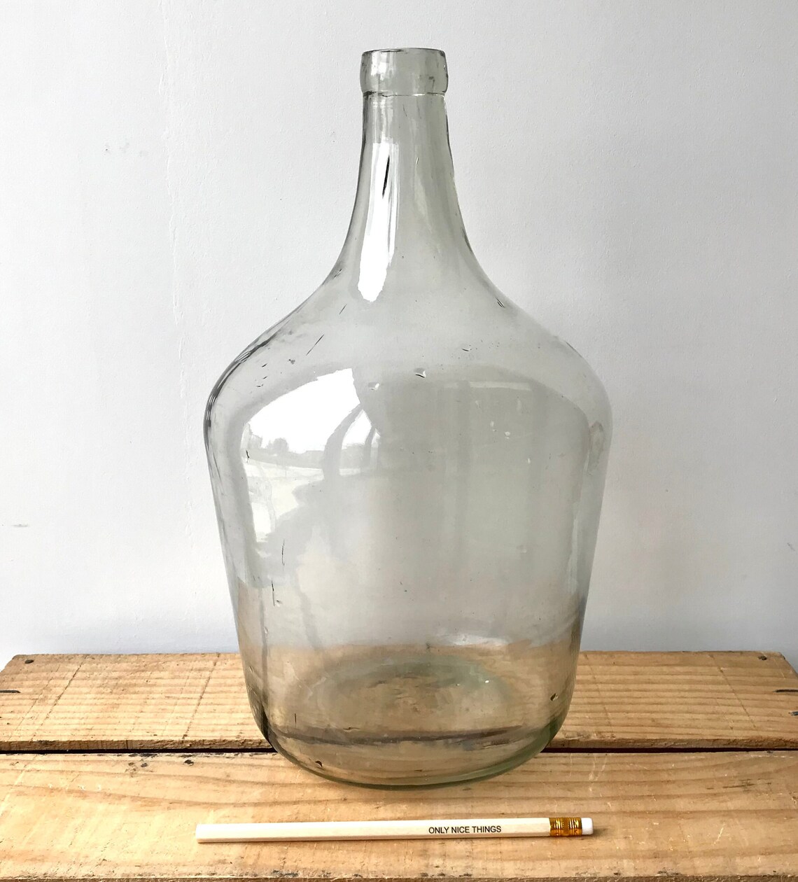 Vintage Carboy Hand Blown Carboy Vintage Bottle Glass Vase Etsy UK