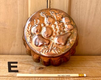 Vintage Copper Molds | Copper Blancmange Molds | Antique Copper