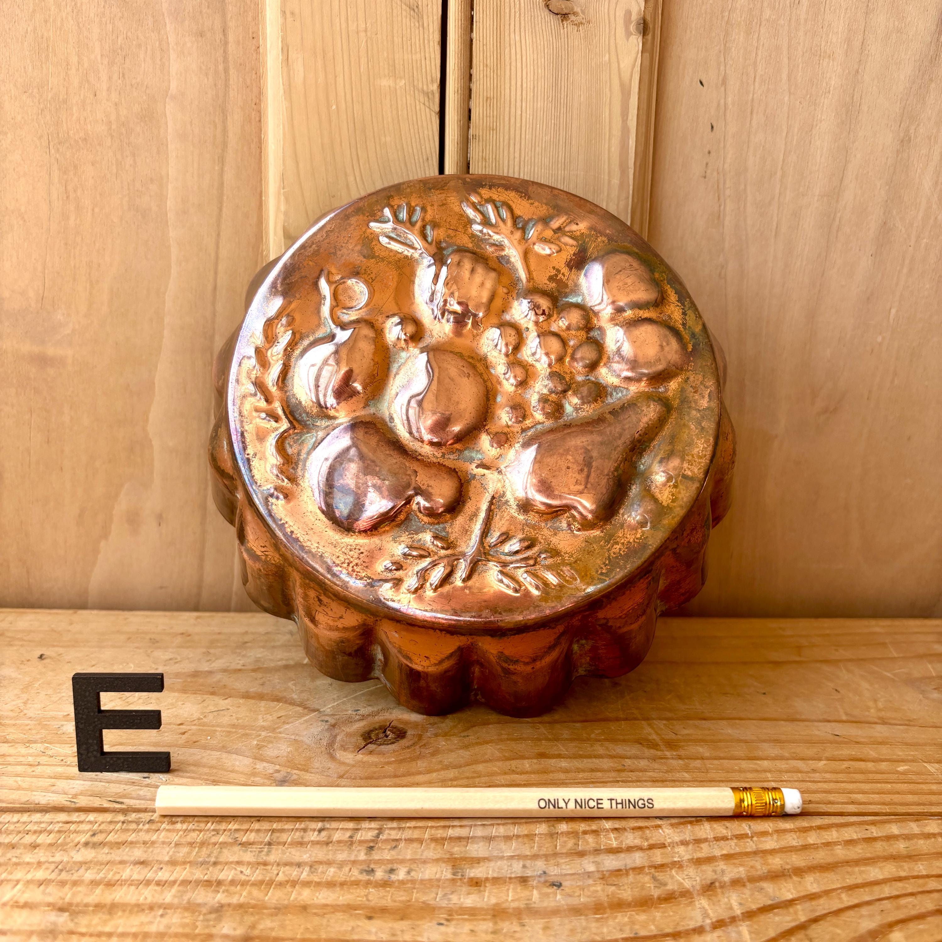 Vintage Copper Molds | Copper Blancmange Molds | Antique Copper