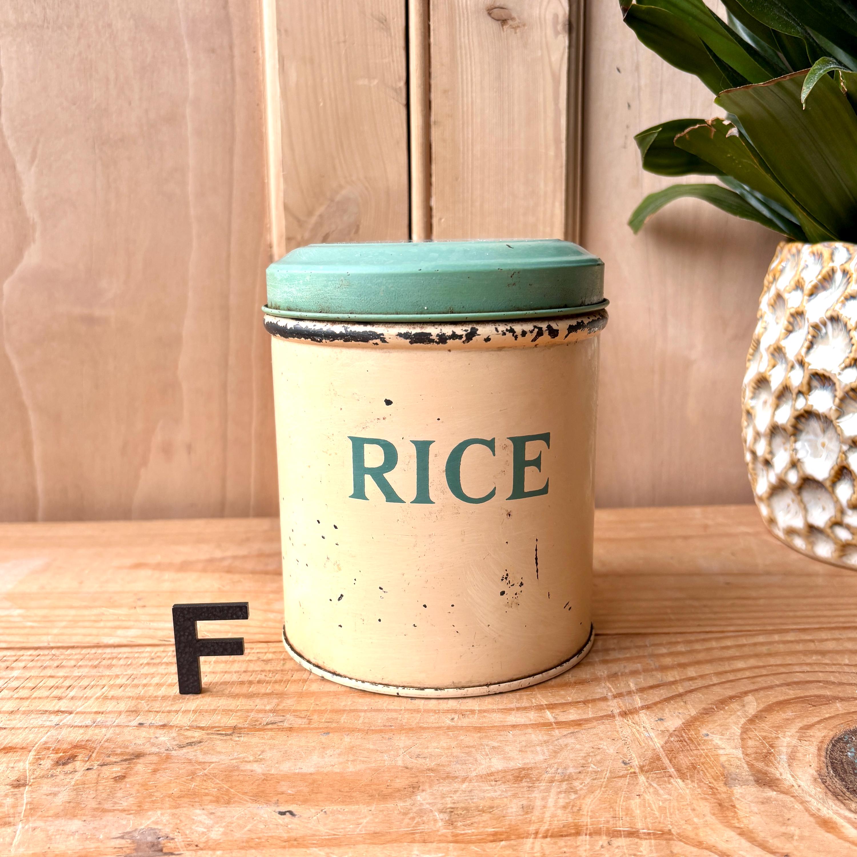 Tala社アンティーク　ライス缶 Vintage Tala Kitchen Canisters | Vintage Kitchen Storage Canisters
