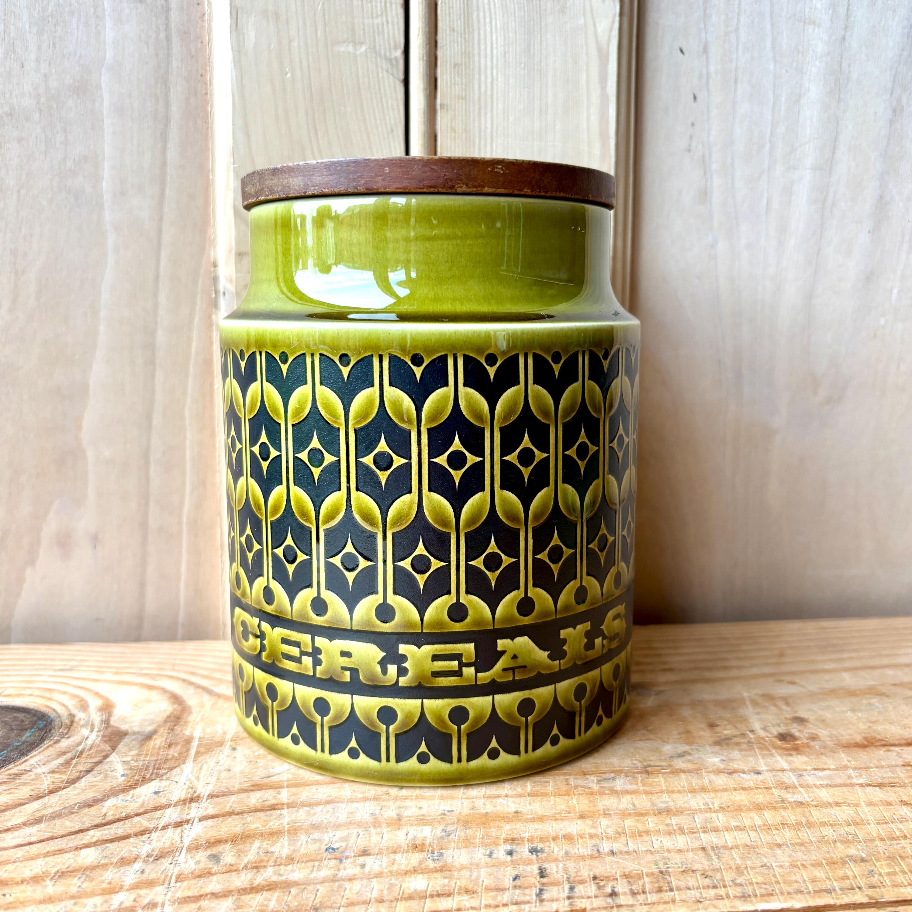 Green Hornsea Heirloom Storage Jars | Hornsea Cannisters