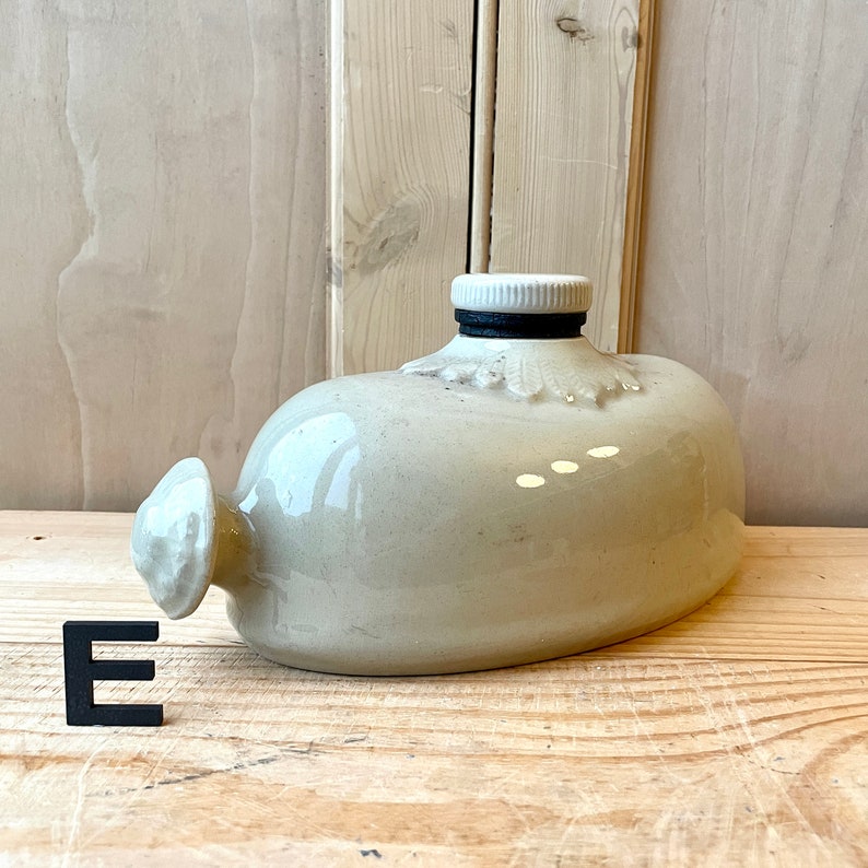 Vintage Stone Hot Water Bottle Antique Stoneware Hot Water Etsy UK