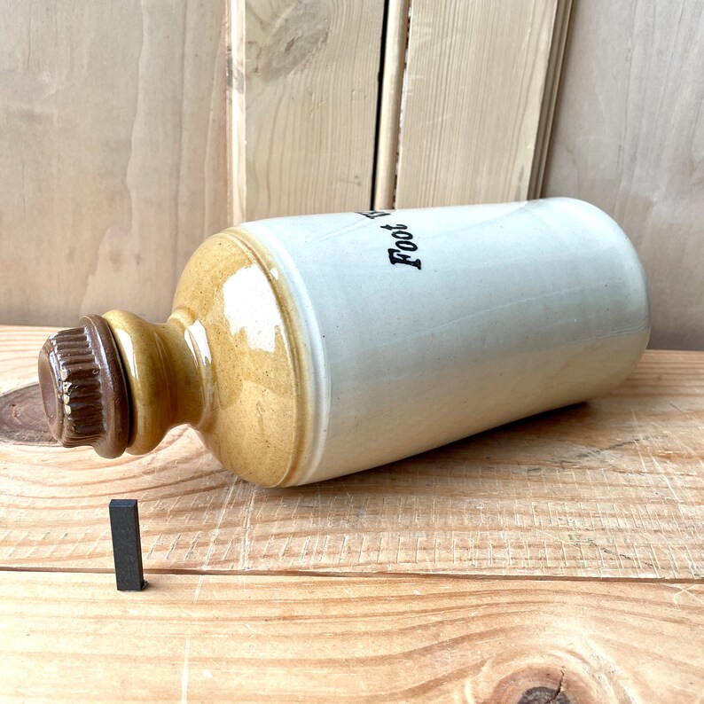 Vintage Stone Hot Water Bottle Antique Stoneware Hot Water Etsy