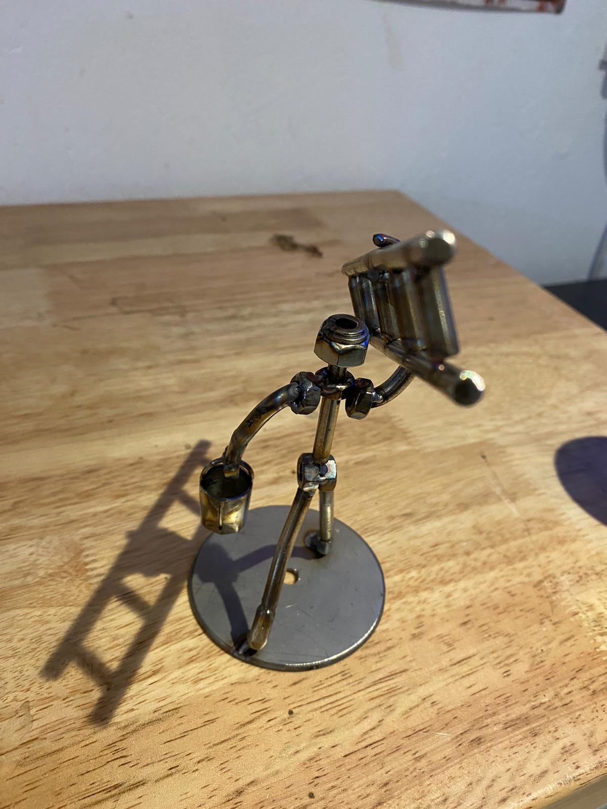 Handmadebyhephaestus nut and bolt figures gift novelty Etsy