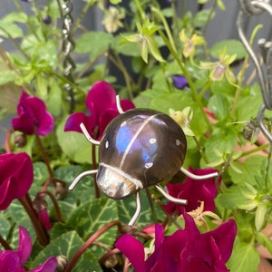 Handmade stainless steel ladybird. image 1