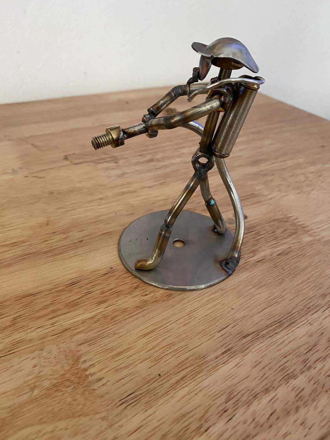 Handmadebyhephaestus nut and bolt figures gift novelty Etsy