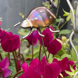 Handmade stainless steel ladybird. image 2