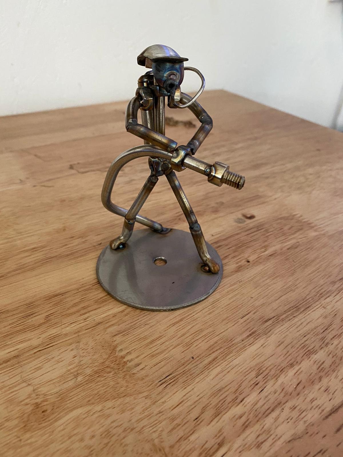 Handmadebyhephaestus nut and bolt figures gift novelty Etsy