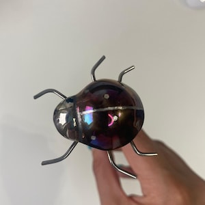 Handmade stainless steel ladybird. image 8