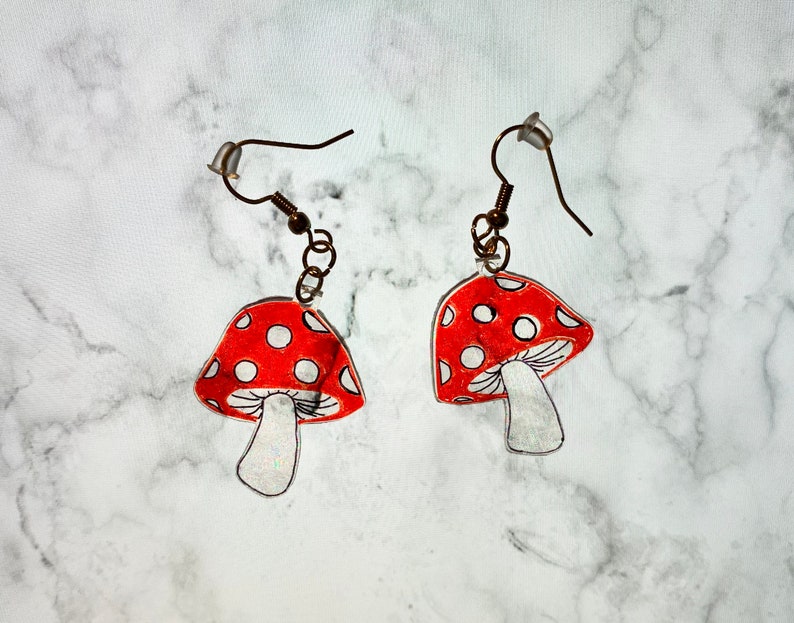 Mushroom Earrings