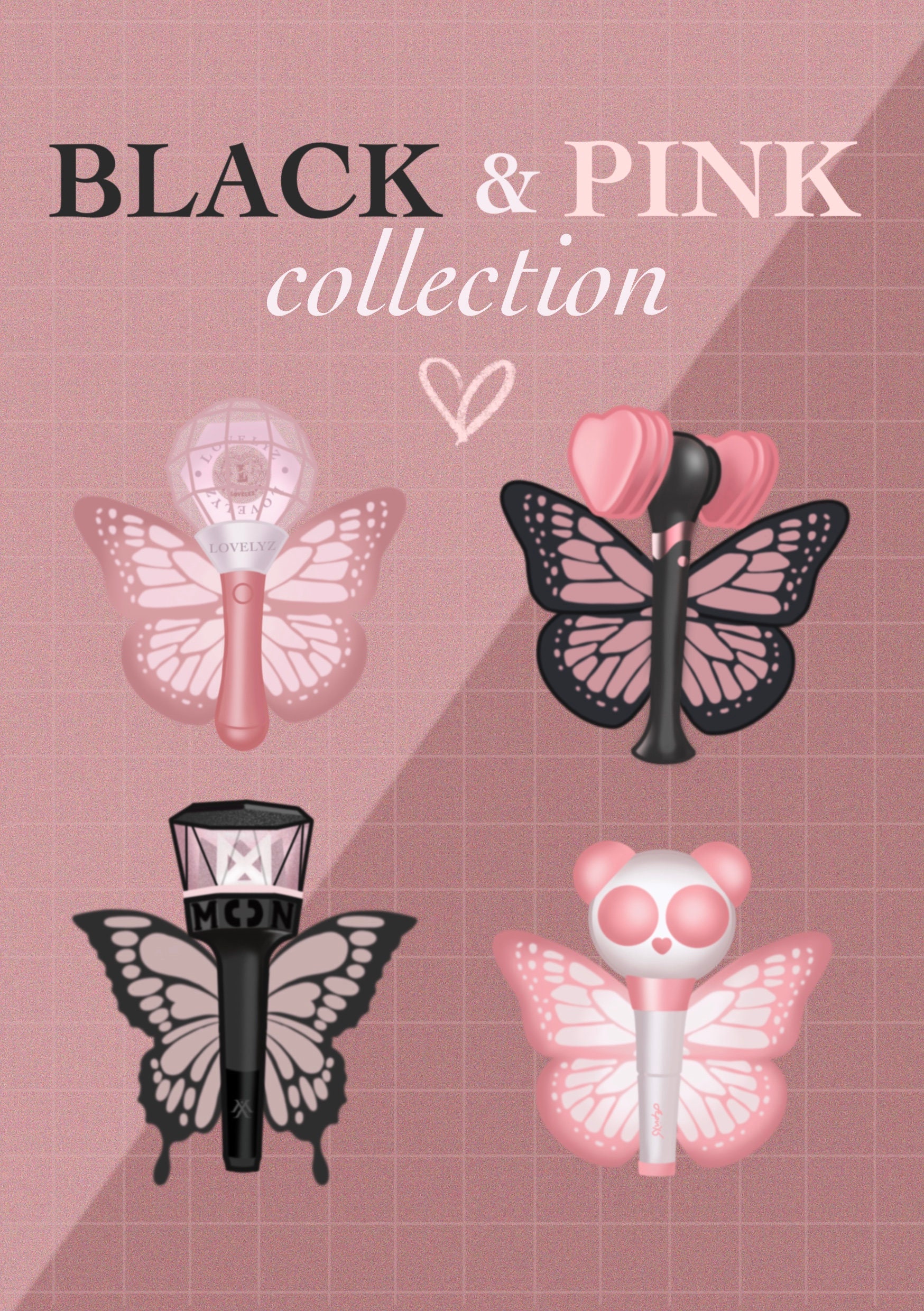 Kpop Butterfly Lightstick Stickers - Etsy