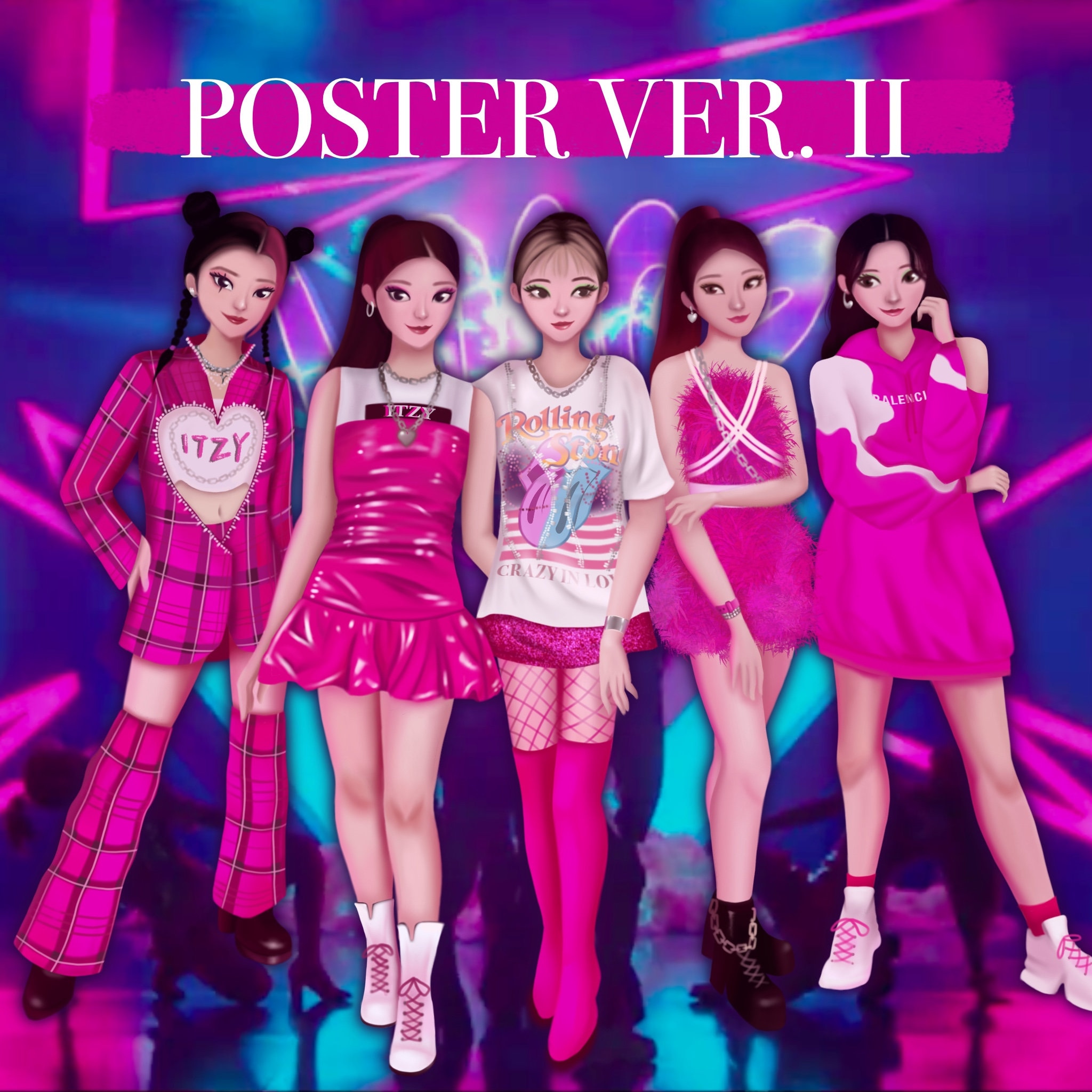 ITZY LOCO Stickers/posters - Etsy