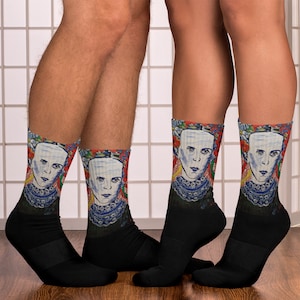 Socks, Леся Українка, Ukraine, Ukrainian, Valeria Sivtsova, Lessya Ukrainka, support, help for Ukraine, poet, folk motif, Lesya