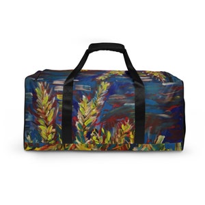 Weekender, Reisetasche, Tasche, Ukraine, Weizen, Weizenfeld, Provinz, Dorf, Landwirtschaft, bunt, Expressionismus, Valeria Sivtsova, schön
