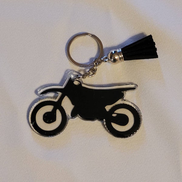 Dirt Bike Keychain Etsy