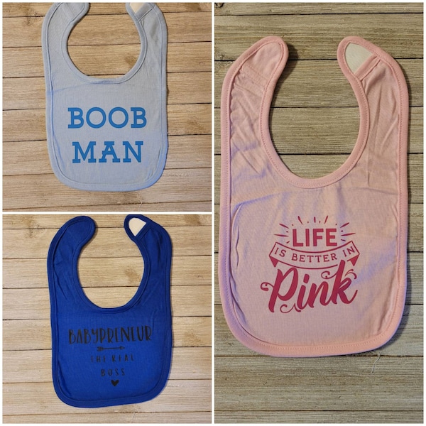 Cute Sayings Bib Etsy