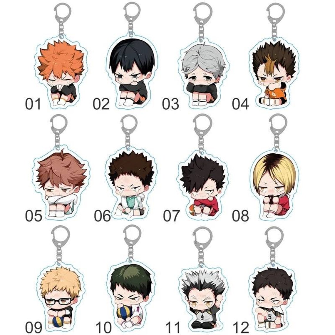 Haikyuu keychain Etsy