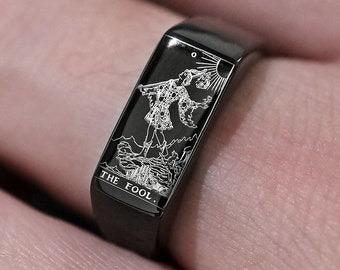 Snake Skin Shed Stainless Steel Adjustable Ring-medium Sized Bezel ...
