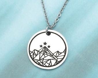 ACOTAR Night Court Necklace, Starry Mountains Night Court Necklace, ACOWAR Bookish Jewelry, Bookish Necklace, Bookish Gifts, High Lord