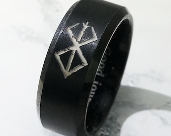 Anillo Berserk, Anillo de la Marca del Sacrificio, Joyería inspirada en Berserk