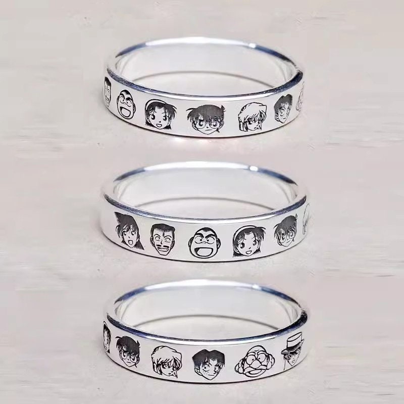 Custom Anime Ring, Cartoon Inspired Gift for Fans - Etsy