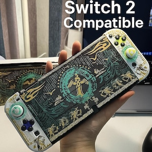Zelda Switch 2 Case | Tears of the Kingdom Carrying Bag | Breath of the Wild Travel Pouch | OLED Game Accessory | Gift for Gamer