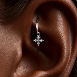 アクセサリー Chrome Hearts Heart pierce CHROME HEARTS Framed Heart Charm After Black Diamond Pendant Top