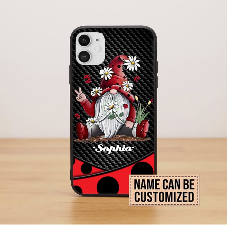 Personalized Daisy Gnome iPhone 11 12 Pro Max case iPhone XR case iPhone XS Max Apple Case iPhone X Case iPhone 7 Plus iPhone 8 Plus