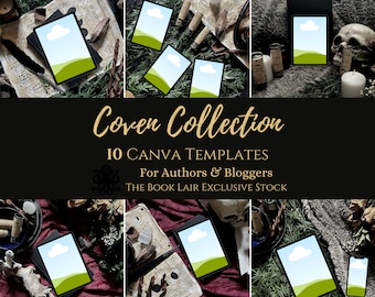 Pre-made Canva Templates - Coven Collection | Stock Photography | Canva Templates | Author | Books | Stock Photo Bundle