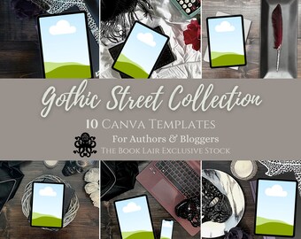 Pre-made Canva Templates - Gothic Street - Street Collection