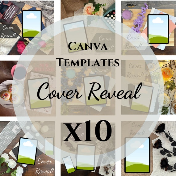 Pre made Canva Templates Cover Reveal Collection Etsy