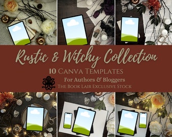 Pre-made Canva Templates - Rustic & Witchy Collection