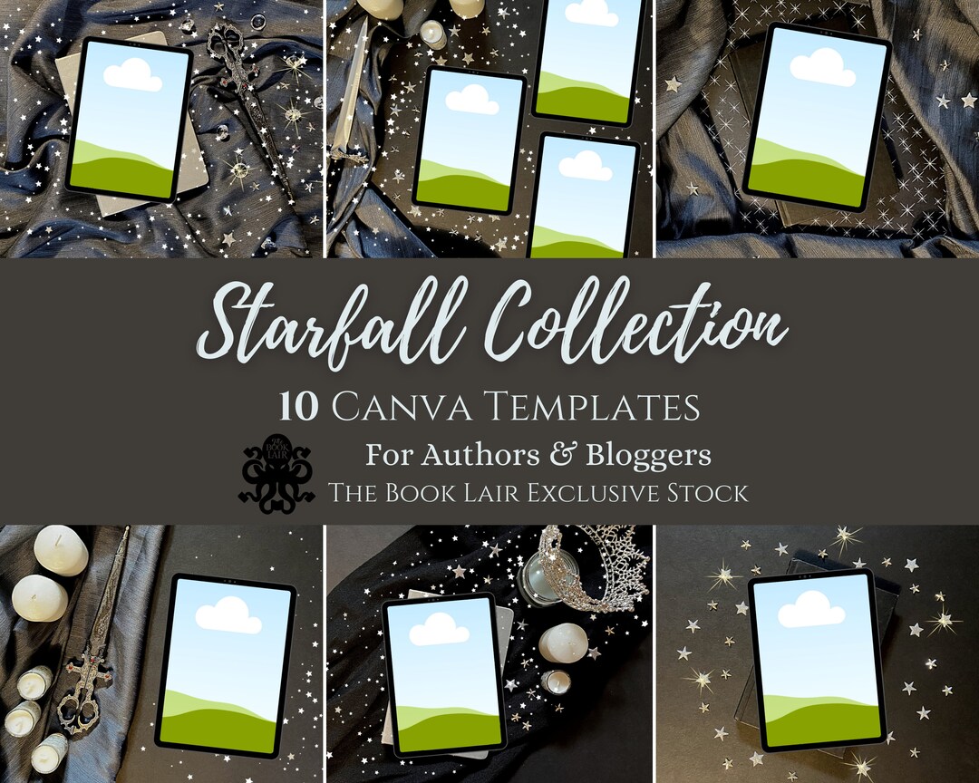Pre-made Canva Templates - Starfall Collection | Stock Photography | Canva Templates | Author ...