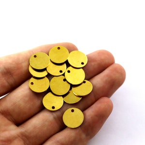 1x12 mm Raw Brass Round Disc, Blanks Findings, Round Blanks, Stamping Blanks, Round Charm, Disk Charms, Raw Brass Findings, Round Stamp