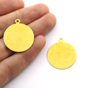 0.50x25 mm Raw Brass Round, Round Blanks, Round Stamp, Round Findings, Stamping Blanks, Round Disc, Raw Brass Finding