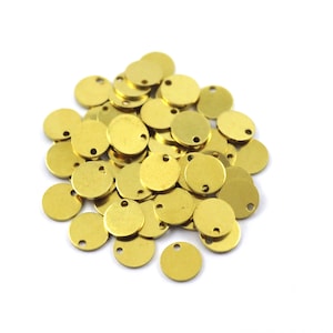 0.80x8 mm Raw Brass Round Disc, Blanks Findings, Round Blanks, Stamping Blanks, Round Charm, Disk Charms, Raw Brass Findings, Round Stamp